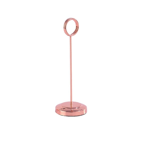 Pöytänumeron pidike Huomautus Clamp ROSE GOLD 15cm rose gold 15cm