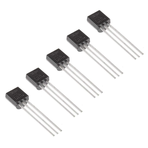 5 STK temperatur analog sensor 3-pin digital termometer IC 5PCS