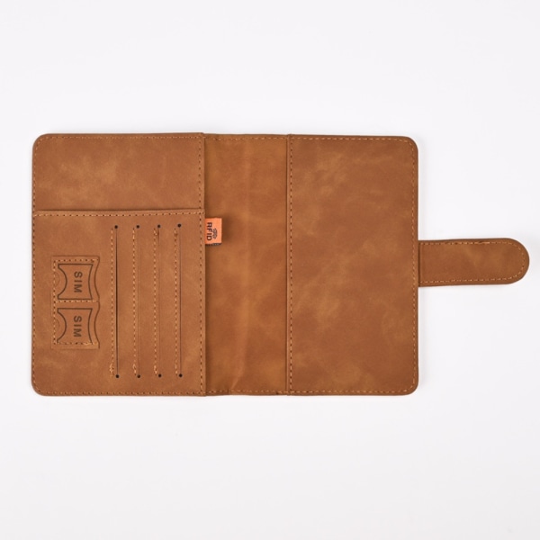 Passplånbok Cover BRUN brown