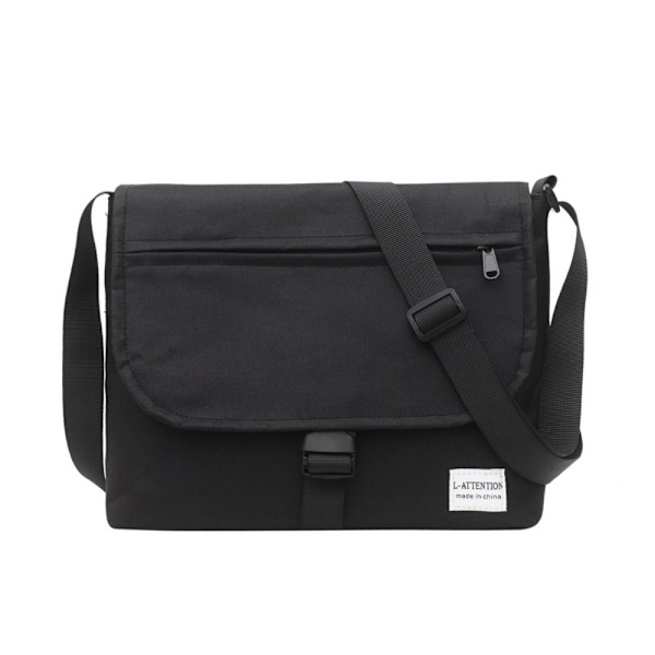 Studenter Mailman Bag Men Crossbody Bag SVART black