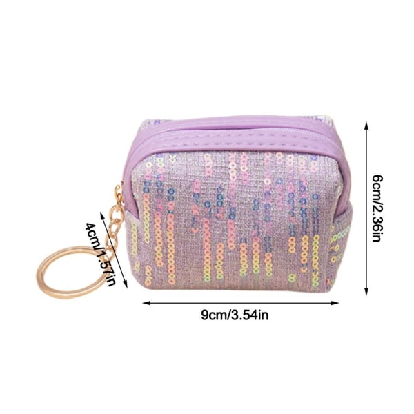 Møntposer Pung Organizer Pouch LILLA Purple