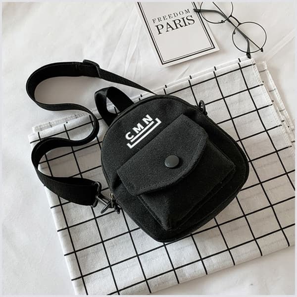 Skulderveske Messengerbag SVART Black