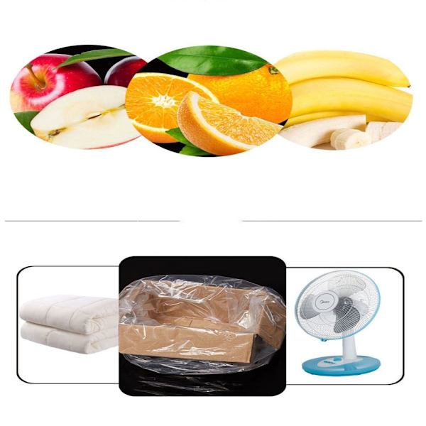 100 stycken Plastpåse Förpackningspåse 1 1 1