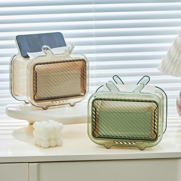 Transparent silkekasse papirholder FARVE 3 FARVE 3 Color 3