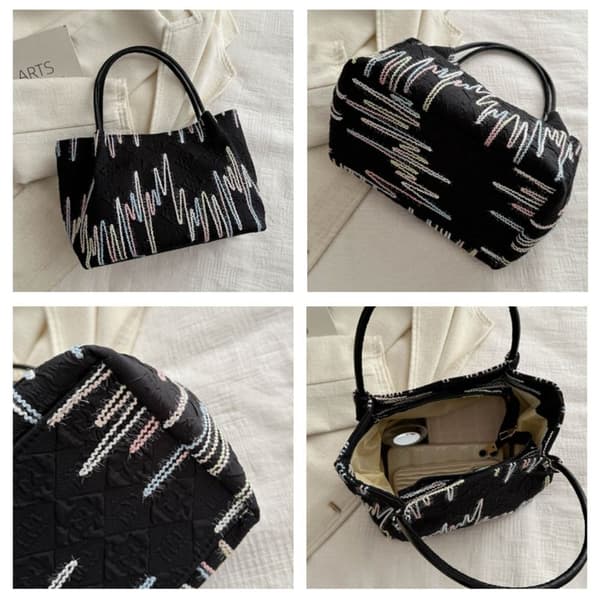 Skulderveske Handlenett SVART black