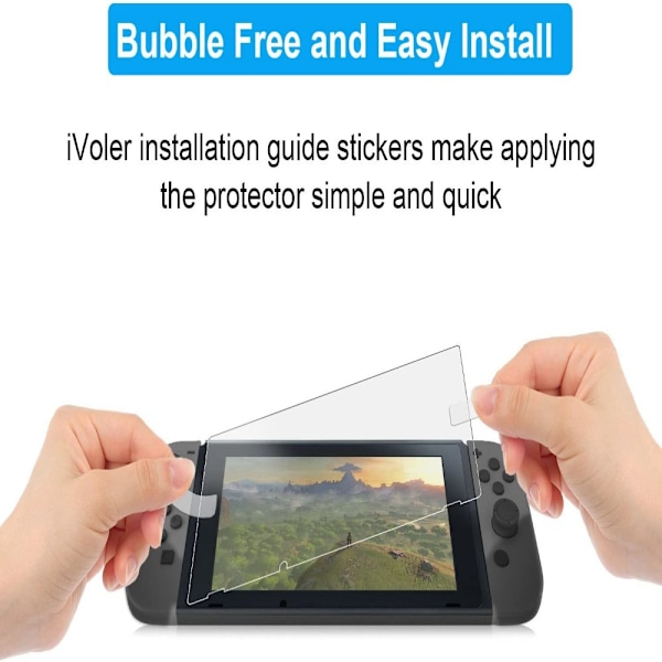 3 STK Skærmbeskyttelsesfilm af hærdet glas 3 STK TIL SWITCH OLED 3PCS For Switch OLED