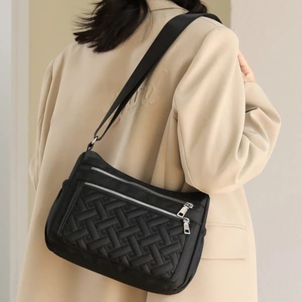 Skuldertaske Messenger Taske SORT black