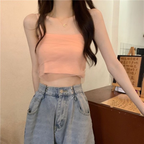 Mesh Sling Vest APRIKOS Apricot