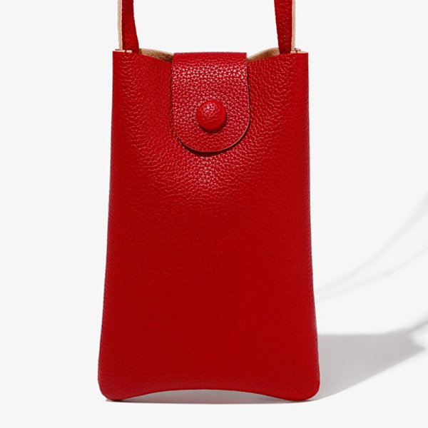 Kesäinen olkalaukku Matkapuhelimen Messenger Bag PUNAINEN red