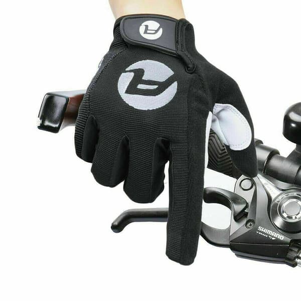 2 stk. Motorcykelkørehandsker Fuld Finger Votter SORT M Black M