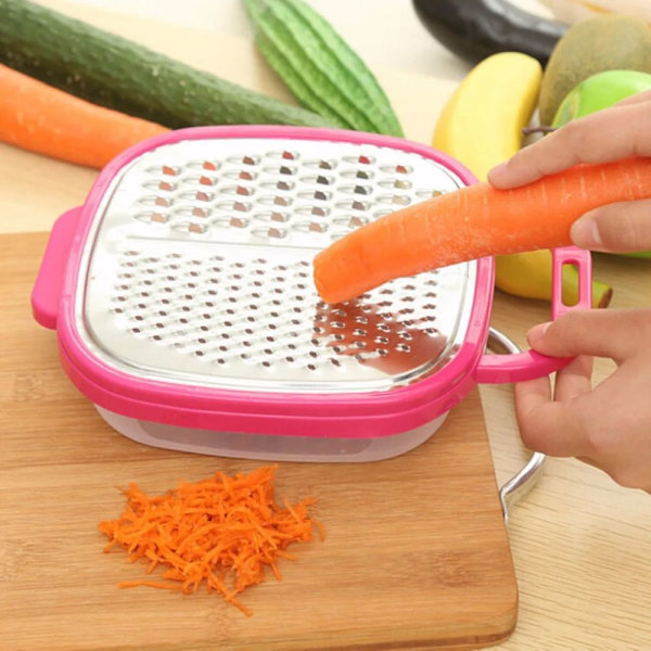 Grönsakshackare Slicer Ost Morot Shredder BLÅ Blue