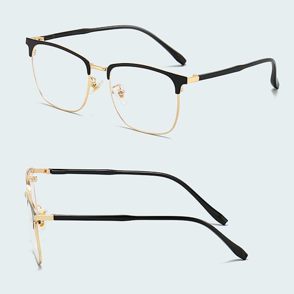 Oversized Briller Sorte Black