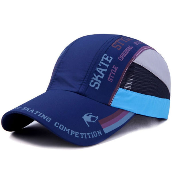 Panelbaseballkeps Snabbtorkande Solhattar BLÅ Blue