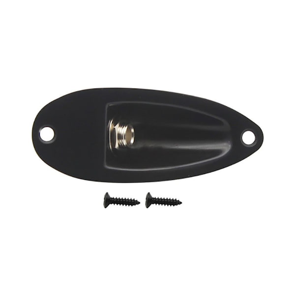 Gitar Jack Plate Gitar Input Jack SVART black