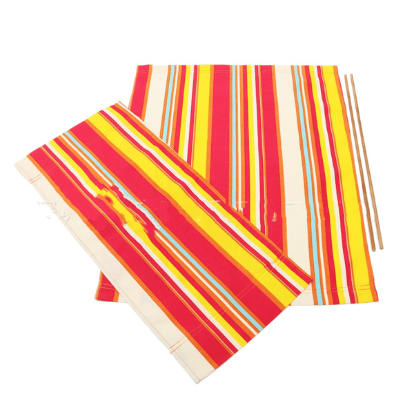 Stoltrekk Stol Canvas Stoff REGNBUE Rainbow