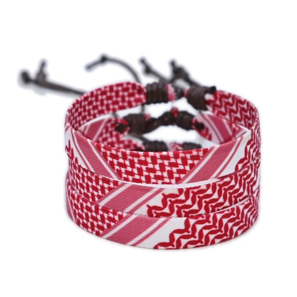 Væve armbånd Arabisk halstørklæde stil armbånd 4 4 4