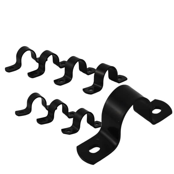 Jernrør Hylle Brakett To Hull Rørstropp 8 STK 8 STK 8pcs