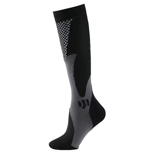 1 par kompressionsstrumpor Tryckstrumpor SVART S/M S/M Black S/M-S/M