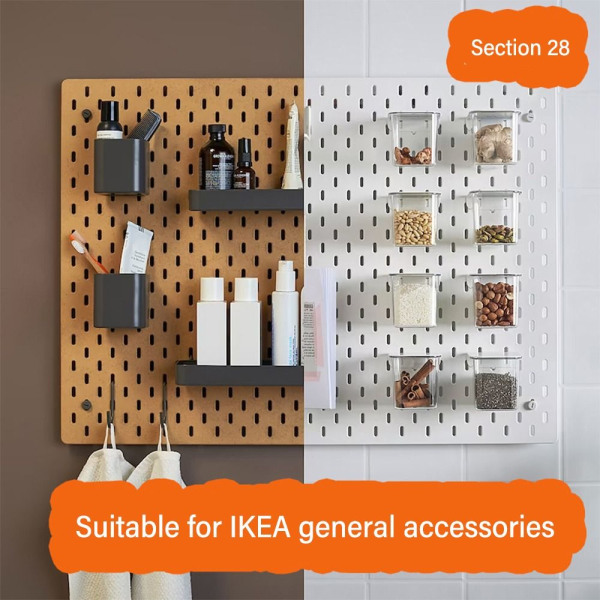 Pegboard förvaringslådor Hål Board case 8 8 8
