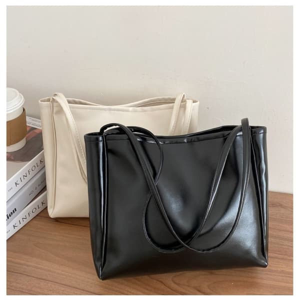 Tote Bag Skulderveske HVIT white