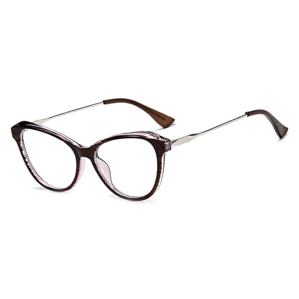 Firkantede anti-blålysbriller BRUN Brown