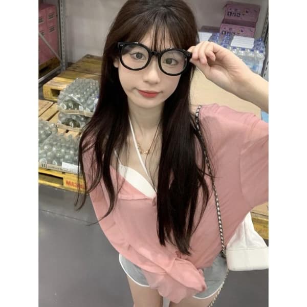 Tanktop Croptop GRÅ L Grey L