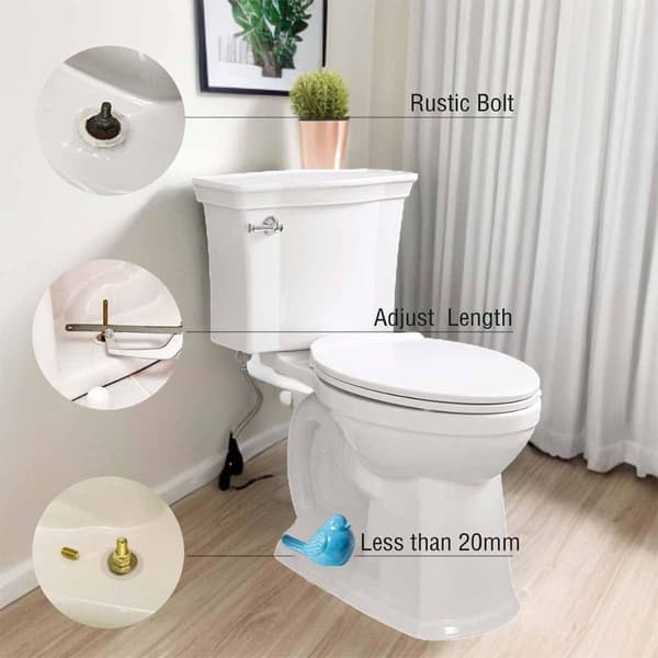 Dickey Toiletskruehætter Toiletskruekapper 2 STK 2 STK 2pcs
