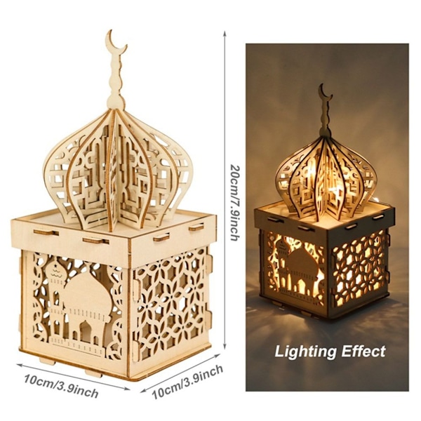 Eid Mubarak LED-lys STYLE 2 STYLE 2