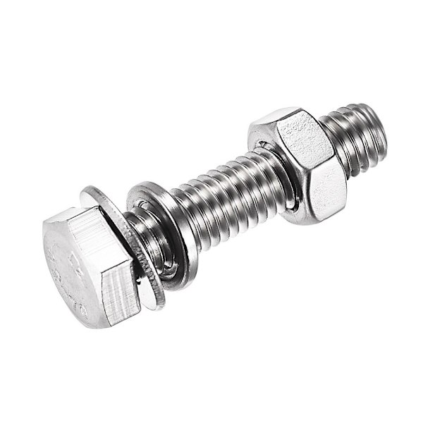 10 kpl kuusiokantaruuvit Pultit Kierrä kuusiokolopultit kokonaan 10pcsM8x35