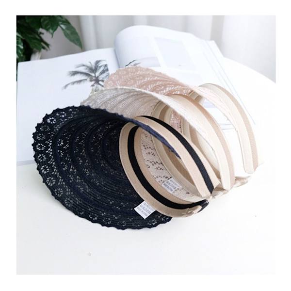 Bredskygget hat Strandhat SORT black