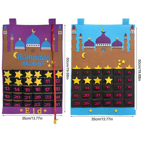 Ramadanin laskurikalenteri Ramadan Mubarak Advent-kalenteri 3 3