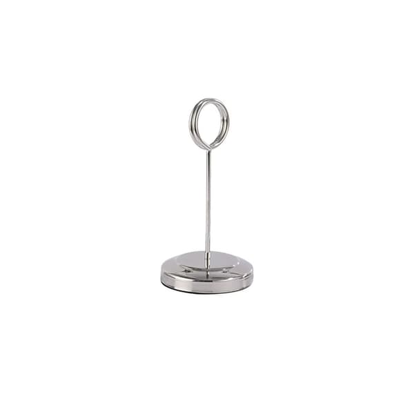 Pöytänumeron pidike, muistilappuklipsi, hopea, 10 cm silver 10cm