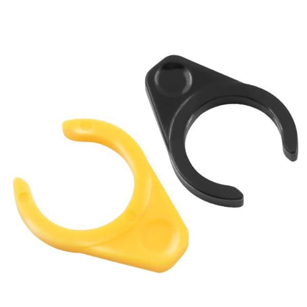 1 par Cykellåsring Snabbkoppling GUL Yellow
