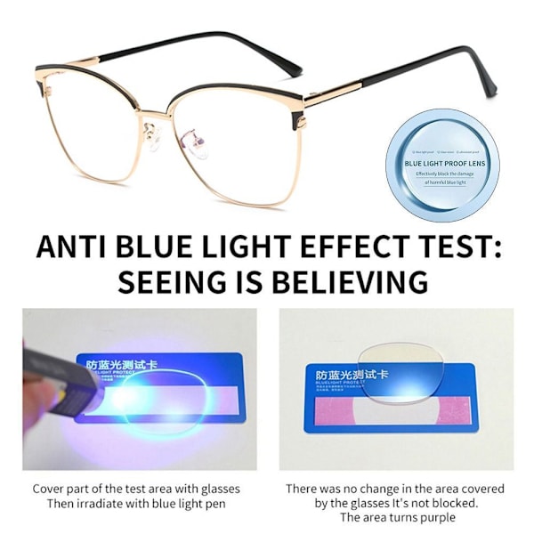 Anti-Blue Light Glasögon Fyrkantiga Glasögon TAWNY TAWNY Tawny