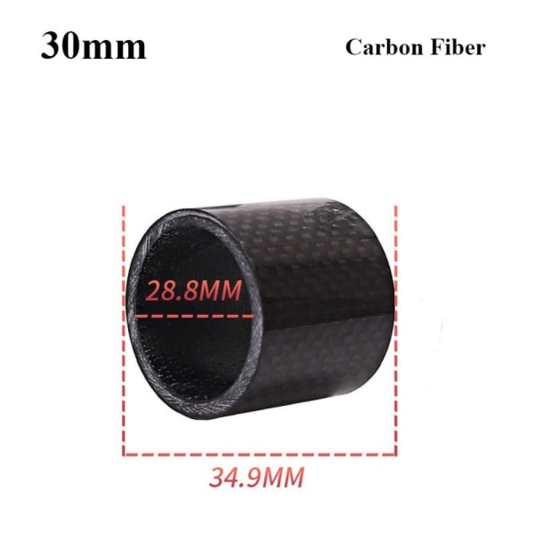 Sykkelgaffelavstandsstykker Headsetgaffelavstandsstykker 20MMKARBONFIBER 20mmCarbon Fiber