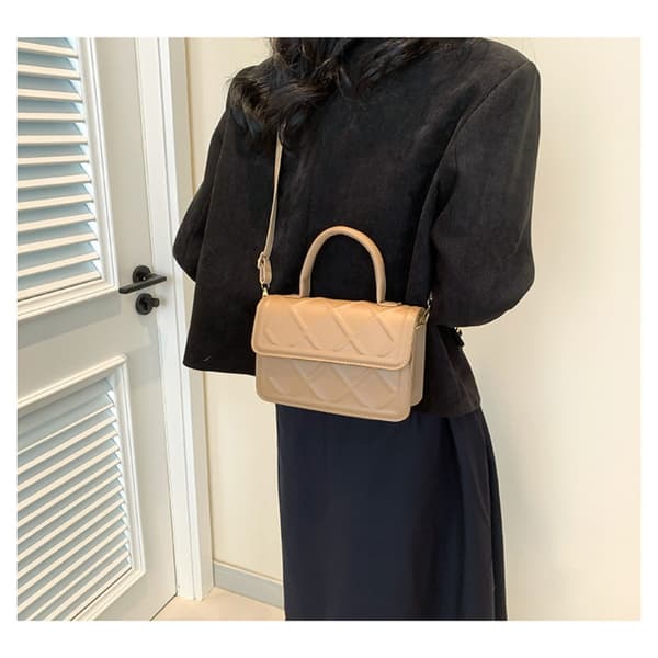 Skuldertaske Messenger Taske BEIGE Beige