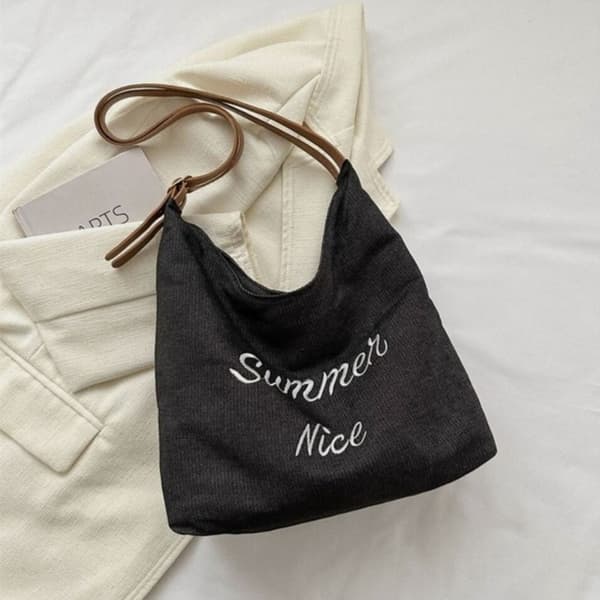 Skuldertaske Tote Bag LYSEBLÅ Light blue