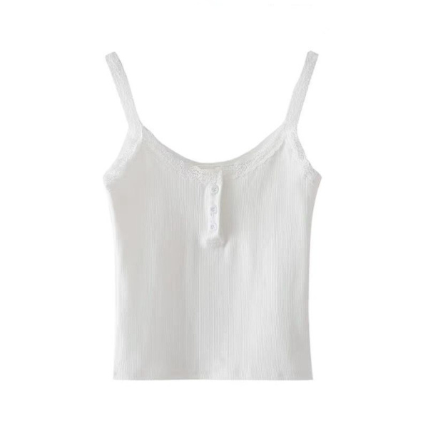 Dame Tank Topp for kvinner Mote slynge White