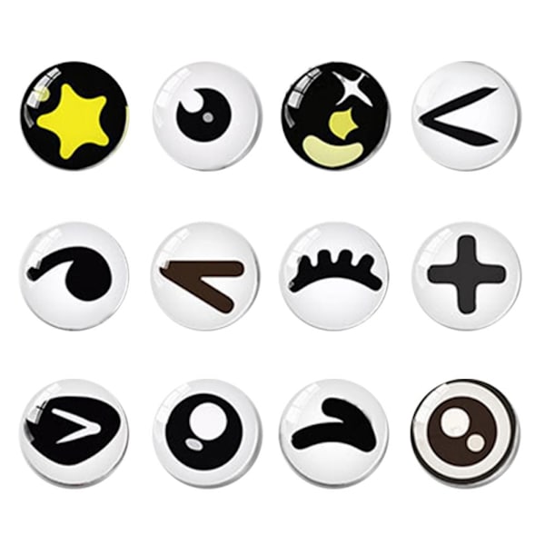 20 stk/10 par Eyes Crafts Eyes Puppet Crystal Eyes 16MMCOLOR 16mmcolor random