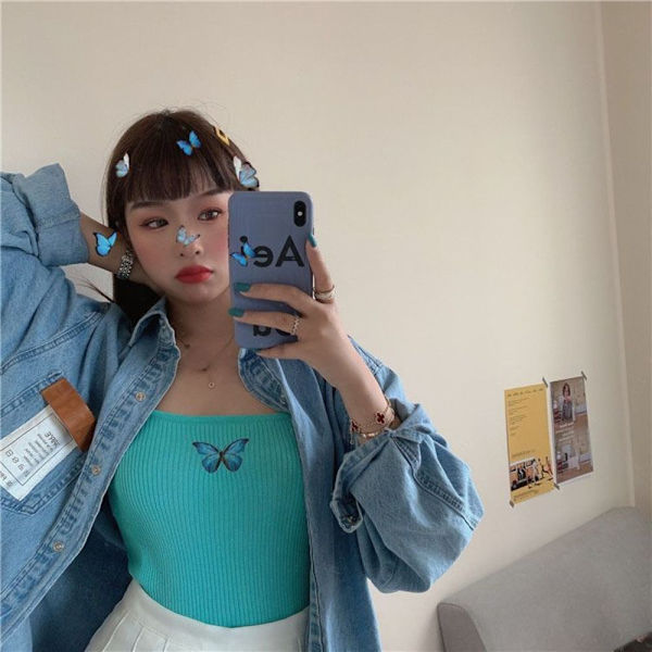 Print Sling BLÅ Blue