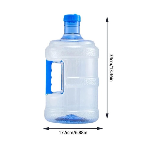 1 Stk Pure Water Flaske Kanne Mineralvann Beholder 7,5L 7,5L 7.5L