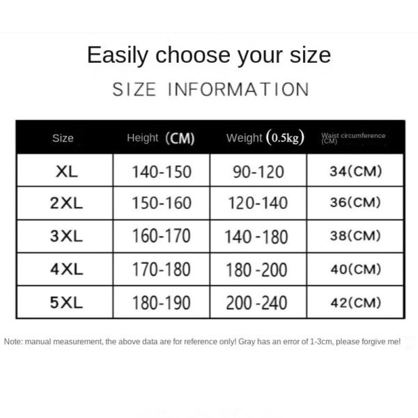 Badbyxor för män Löst sittande badbyxor GRÅ XL Grey XL
