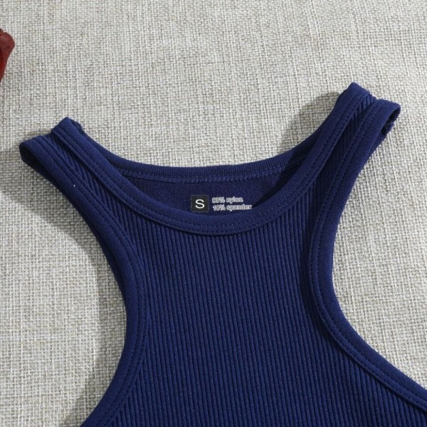 Yoga Vest Sports Yttertøy MØRKEBLÅ S Dark Blue S