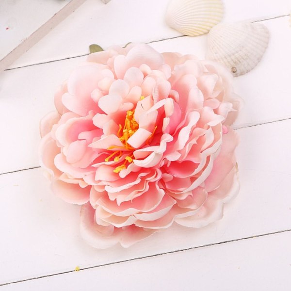 Konstgjorda blomma hårnålar Brud hårklämmor ROSA pink