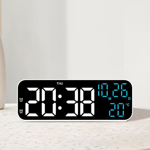 Elektronisk klocka Digitala LED-klockor 4 4 4