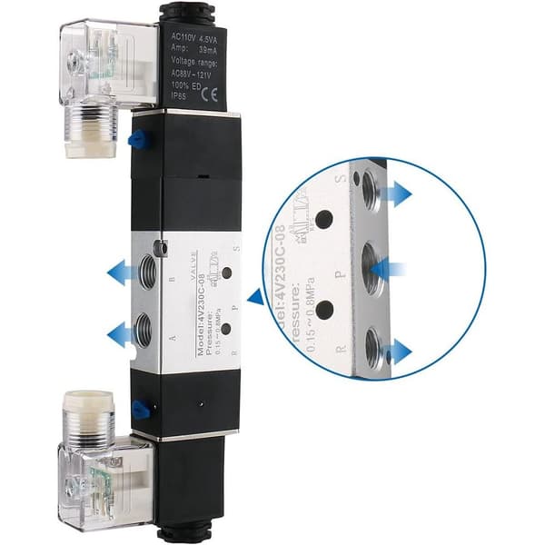 Solenoid luftventil 4V230C-08 Pneumatisk
