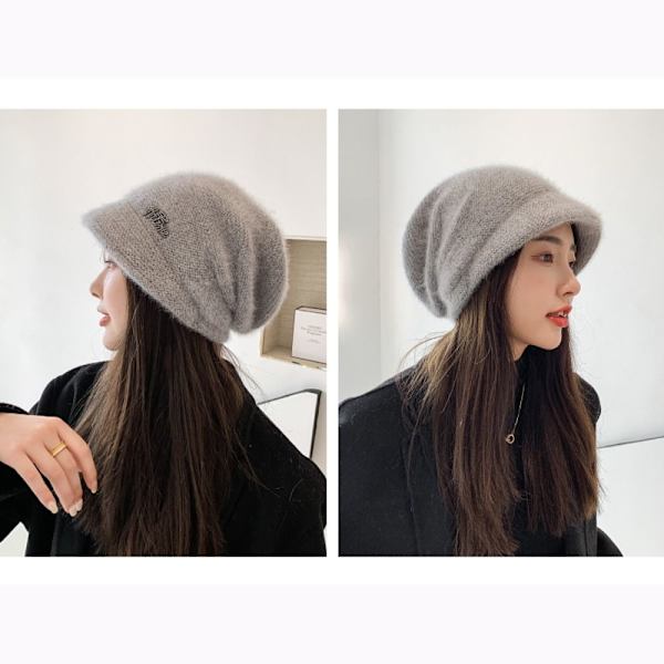 Strikkede Beanies Dame Beanie Caps SVART black