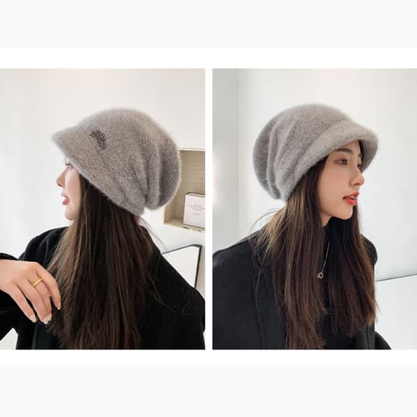 Strikkede Beanies Kvinder Beanie Caps SORT black