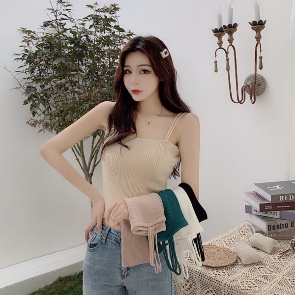 Sexig Sling Sleeveless Linne LJUSGRÖN Light Green