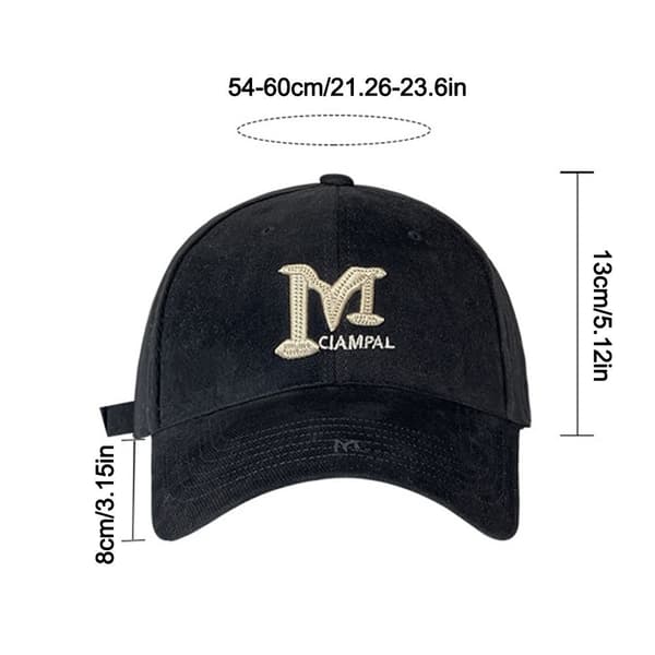 Baseballcaps Andecaps Svart Black